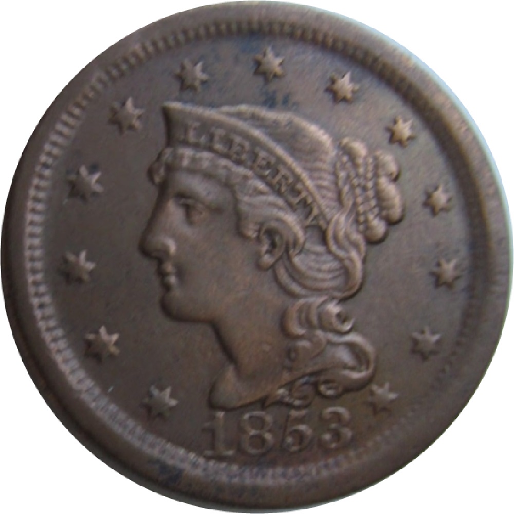 1853-Copper-Large-Cent
